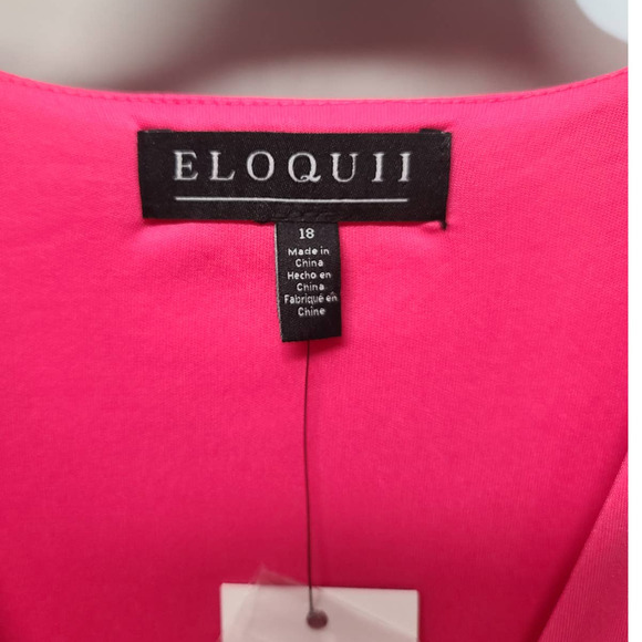 Eloquii Long Sleeve Surplice Front Maxi Dress Size 18 NWT - Picture 5 of 6